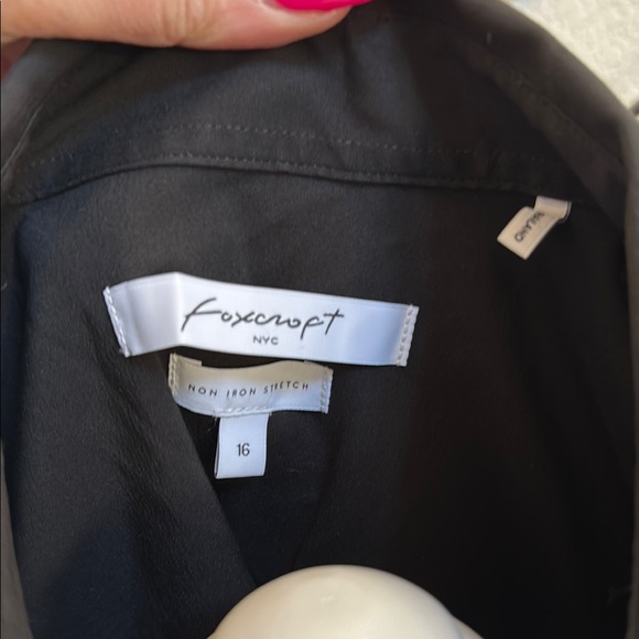 Foxcroft Cici No Iron Stretch Long Sleeve Tunic - Picture 12 of 12